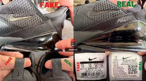 fake nike 270 vs real|nike 270 counterfeit vs real.